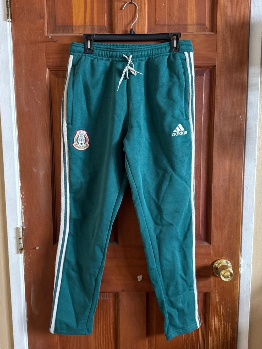 Men’s Adidas México Soccer Football Team Joggers Sweats